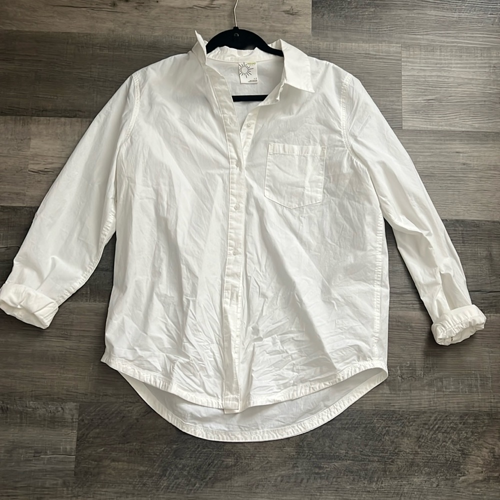 Aerie White Buttondown Shirt